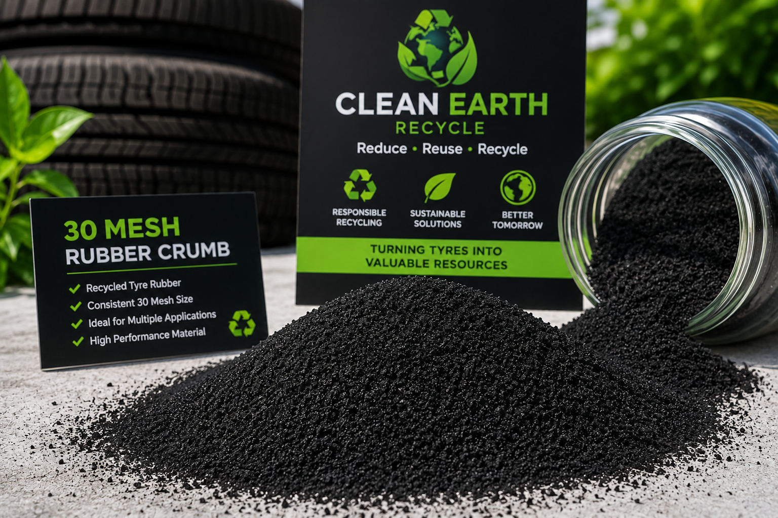 Recycled Rubber Crumb 30 Mesh